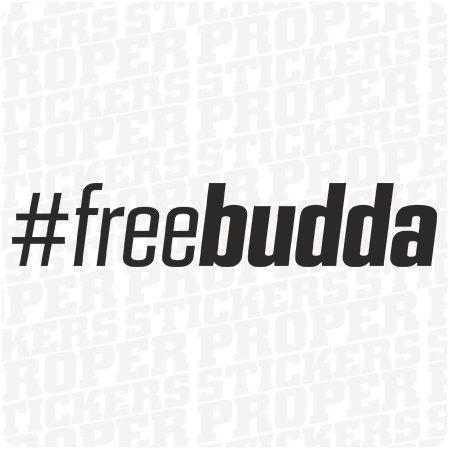 FREEBUDDA FREE BUDDA naklejka